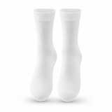 Everyday Crew Sock White clean mockup